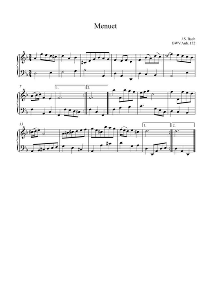 Menuet BWV Anh. 132