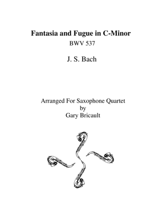 Book cover for Fantasia and Fugue in C-Minor (BWV 537)