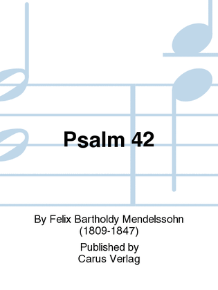 Book cover for Psalm 42