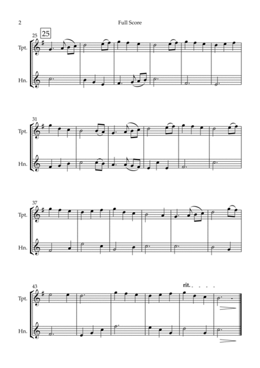 The First Noel (Christmas Song) for Trumpet in Bb & Horn in F Duo image number null