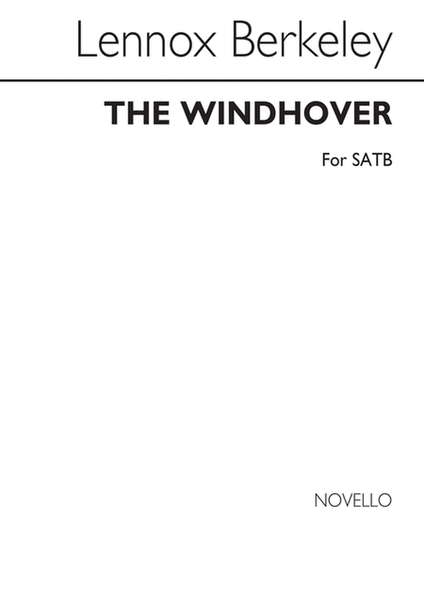 The Windhover Op.72 No.2