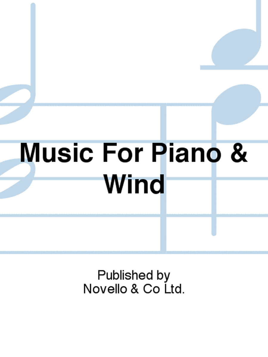 Music For Piano & Wind
