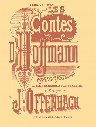 Book cover for Les Contes D'Hoffmann