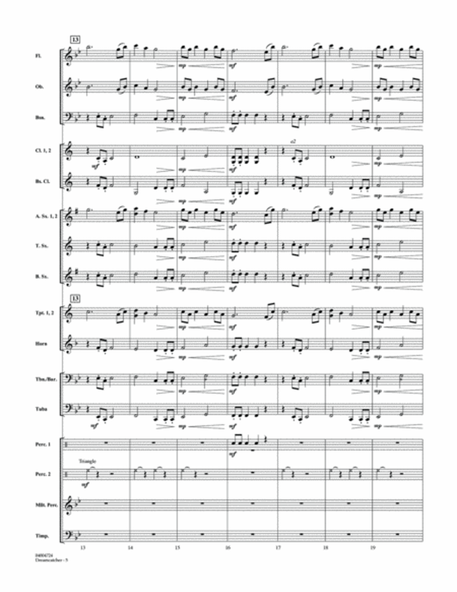 Dreamcatcher - Conductor Score (Full Score)