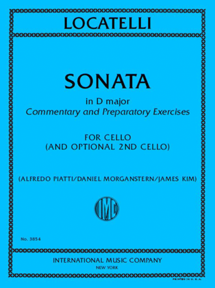 Sonata In D Major: Commentary And Preparatory Exercises For Cello (And Optional 2Nd Cello)