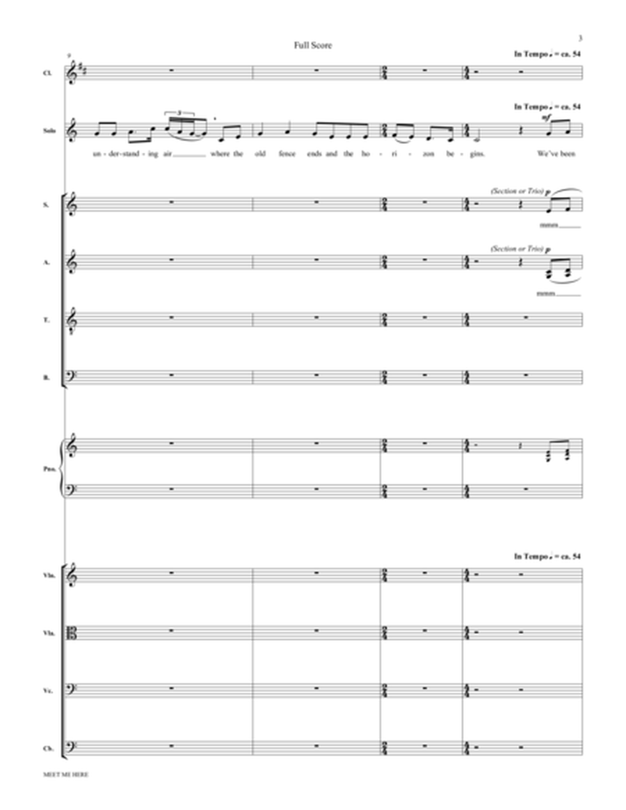 Meet Me Here (from Considering Matthew Shepard) - Score