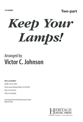 Book cover for Keep Your Lamps!