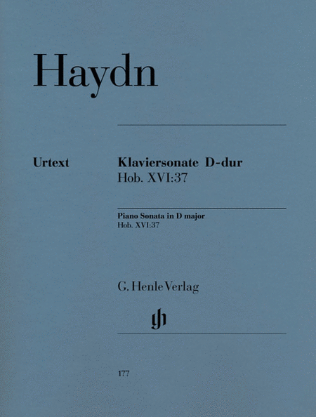 Haydn, Joseph: Piano sonata D major Hob. XVI: 37
