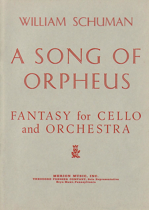 Book cover for A Song of Orpheus