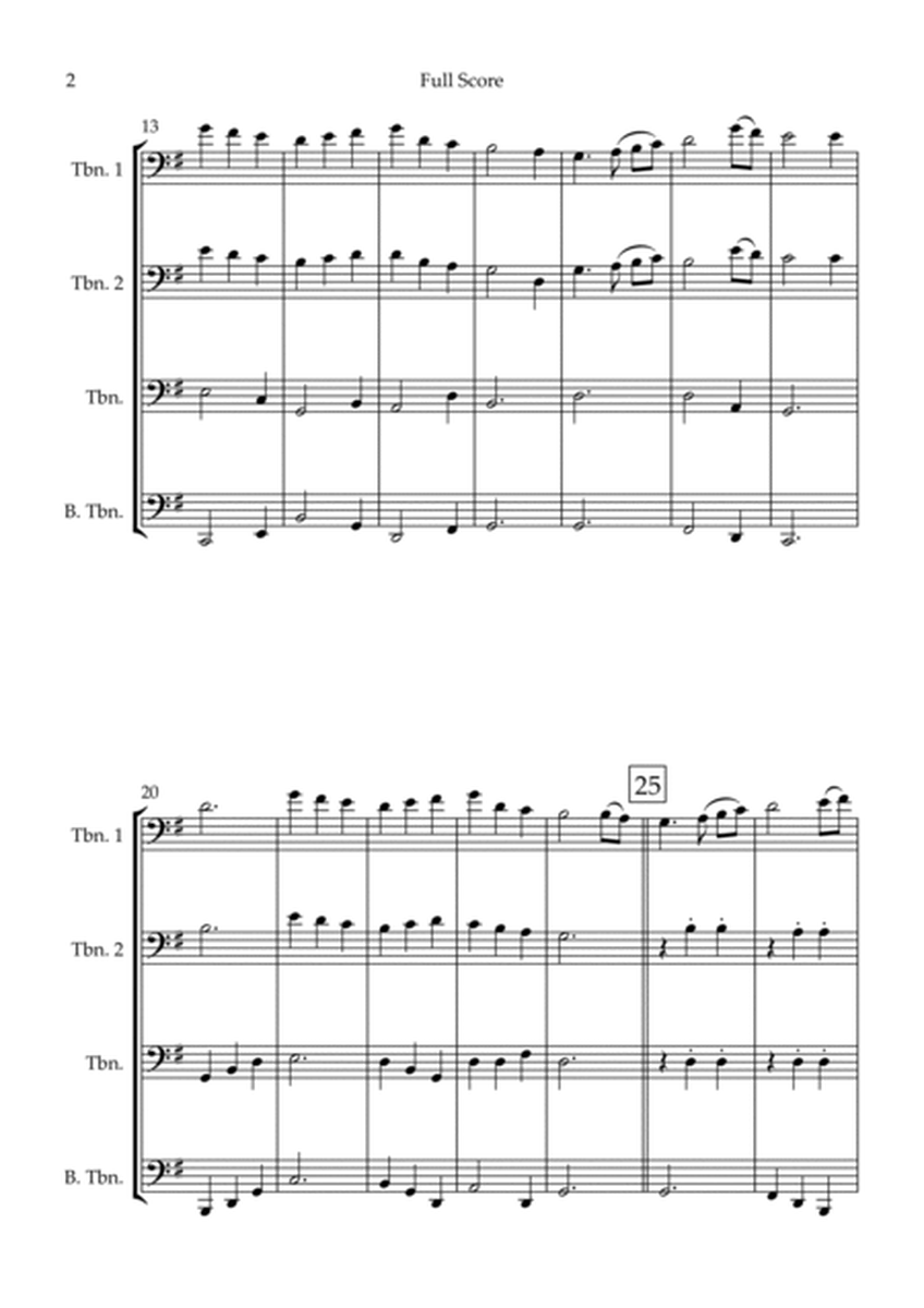 The First Noel (Christmas Song) for Trombone Quartet image number null