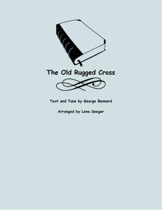 Book cover for The Old Rugged Cross (two violins and cello)
