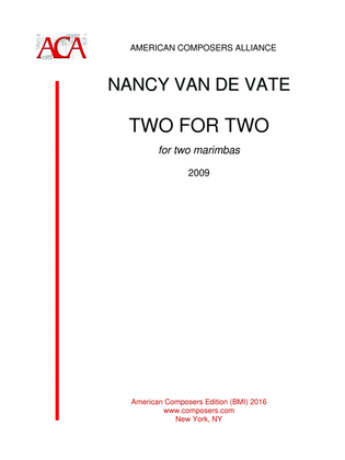 Book cover for [Van de Vate] Two for Two