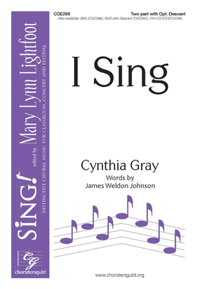 Book cover for I Sing