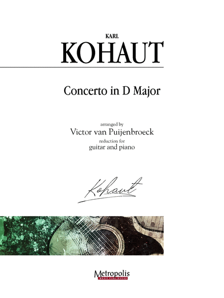 Concerto in D Major for Guitar and Piano (Piano Reduction)