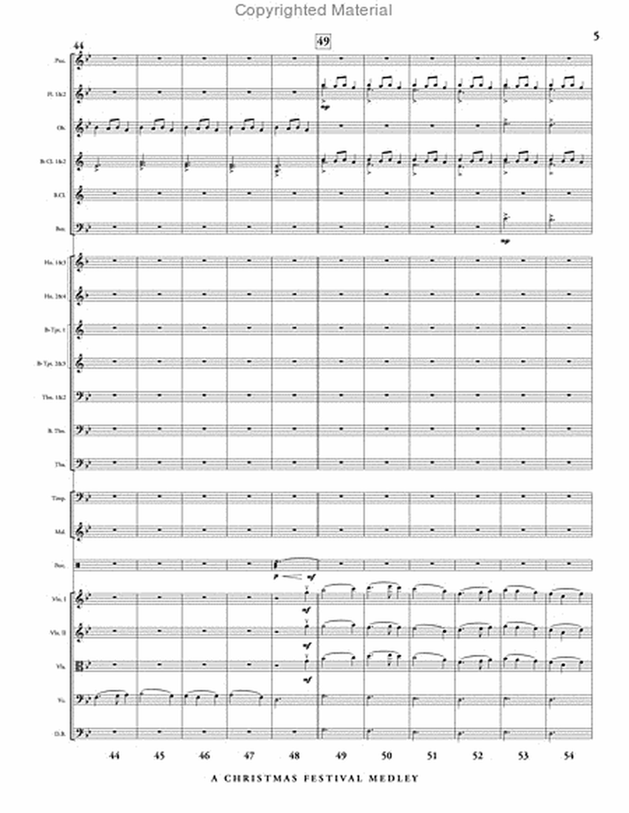 Christmas Festival Medley, A (score & parts)