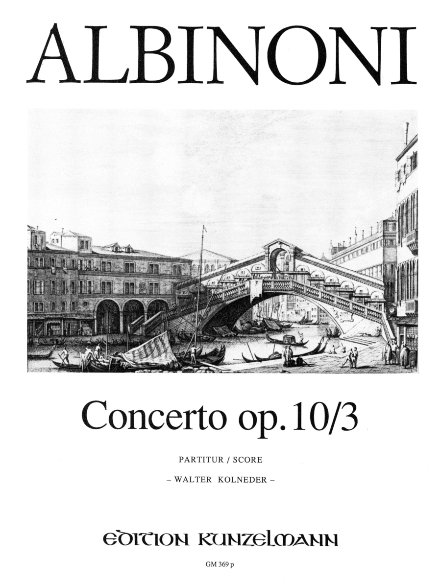 Concerto a cinque in C Major Op. 10 No. 3