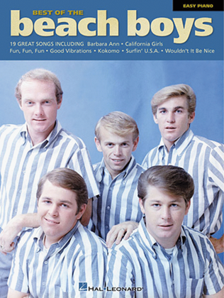 Book cover for Best Of The Beach Boys - Easy Piano