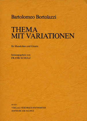 Book cover for Thema mit Variationen