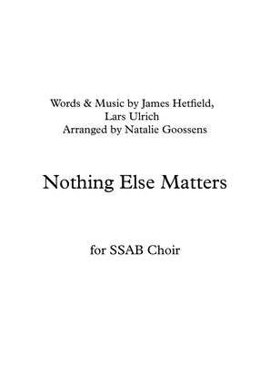 Book cover for Nothing Else Matters