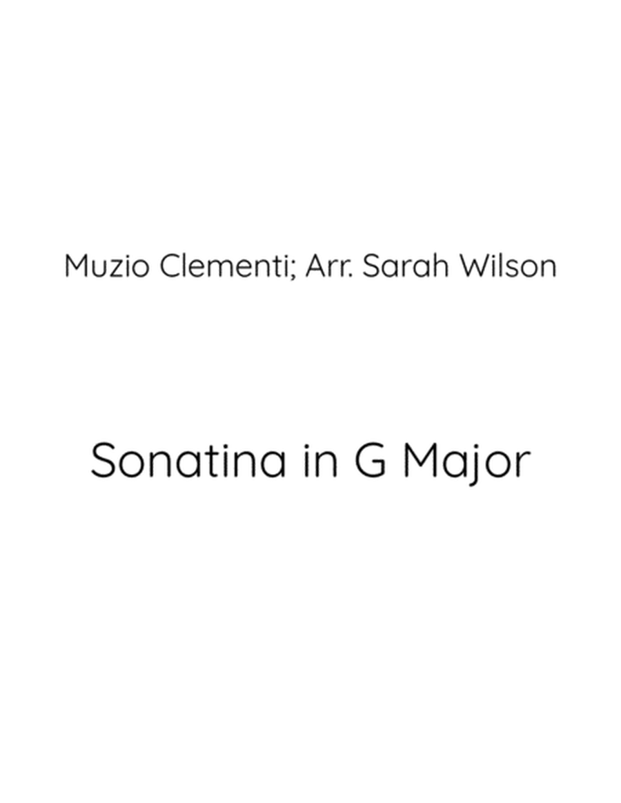 Sonatina in G Major for Woodwind Quintet image number null
