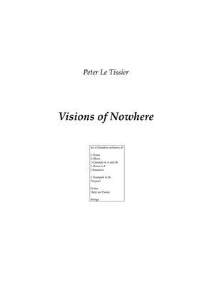 Visions of Nowhere, op. 10 - Score Only