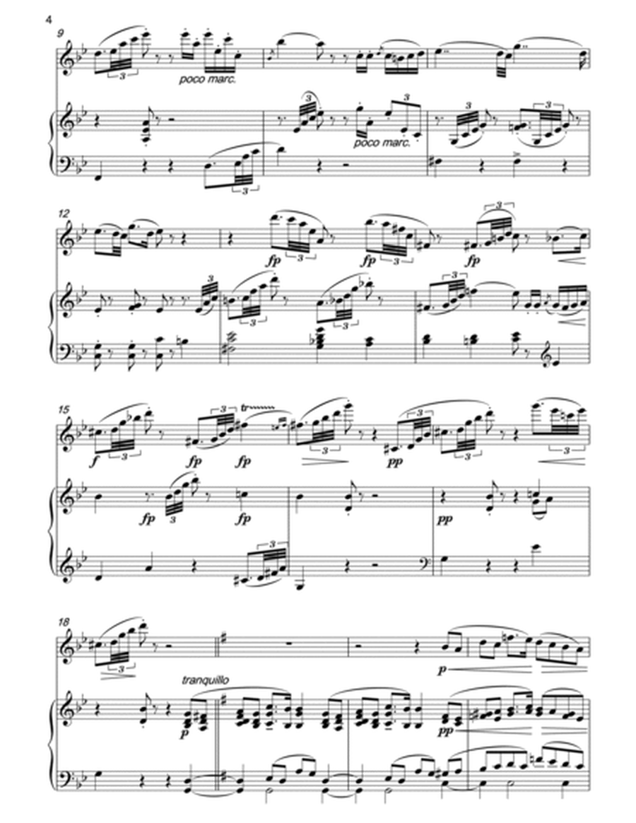 SCHUMANN The Prophet Bird for flute & piano image number null