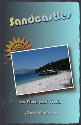 Book cover for Sandcastles for Flute and Violin Duet