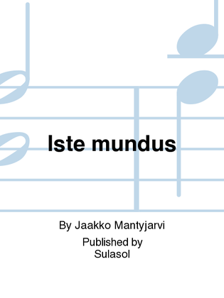 Book cover for Iste mundus