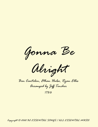 Book cover for Gonna Be Alright