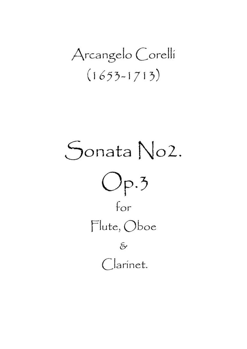 Sonata No.2 Op.3 image number null