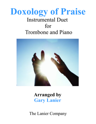 Book cover for DOXOLOGY of PRAISE (Duet – Trombone & Piano with Parts)