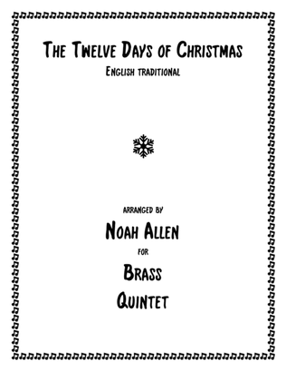 Book cover for The Twelve Days of Christmas (Brass Quintet)