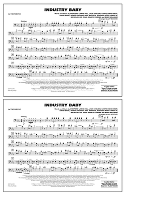 Book cover for Industry Baby (arr. Jay Bocook) - 1st Trombone