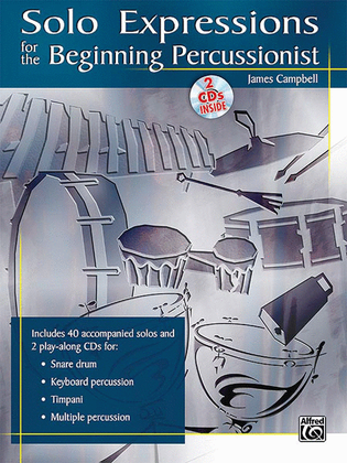 Book cover for Solo Expressions for the Beginning Percussionist