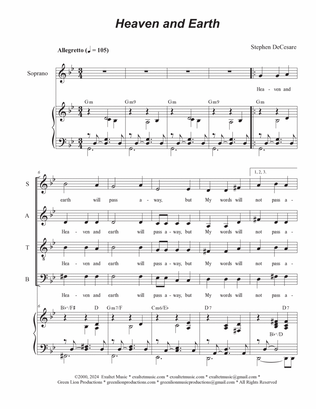 Heaven and Earth (SATB)