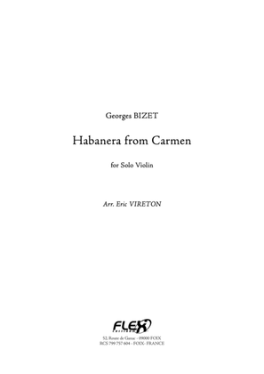 Book cover for Habanera from Carmen