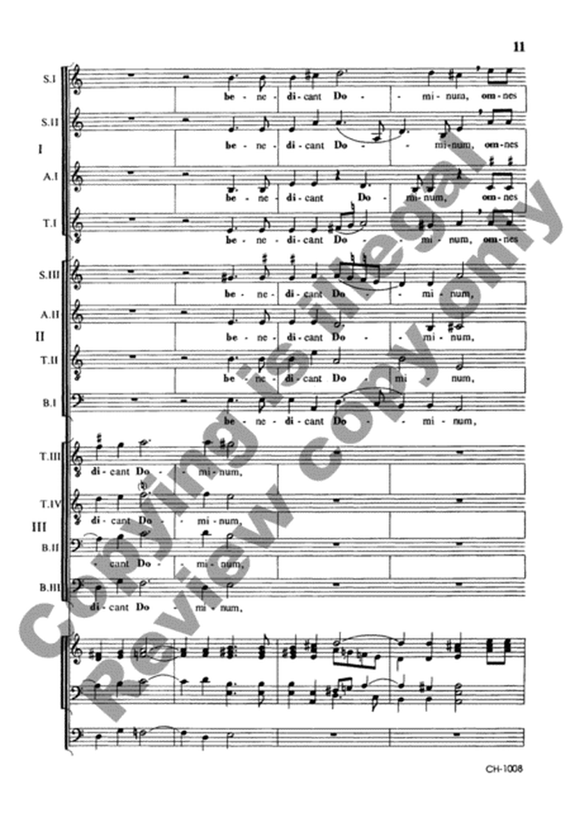 Plaudite (Choral Score)