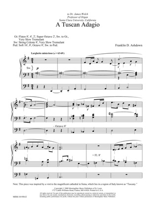 Book cover for A Tuscan Adagio