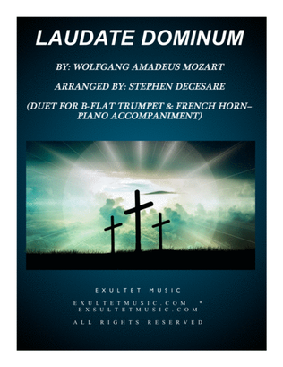 Book cover for Laudate Dominum (Duet for Bb-Trumpet & French Horn - Piano Accompaniment)