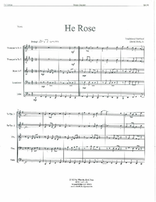 Book cover for He Rose