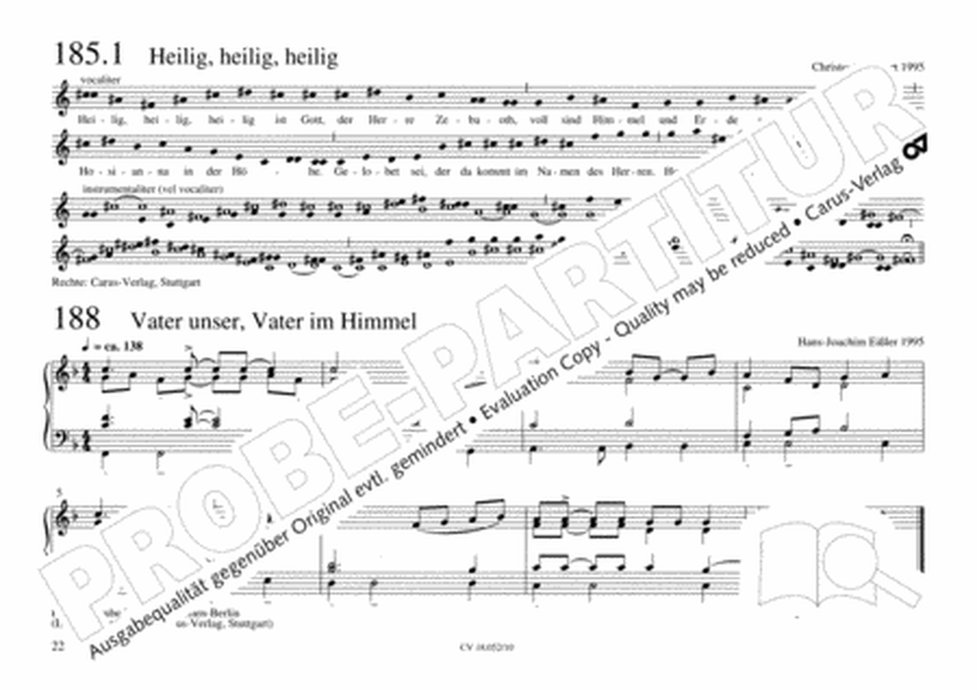 Esslinger Orgelbuch, Bd I-III