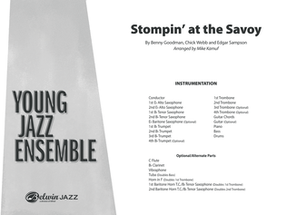 Book cover for Stompin' at the Savoy: Score