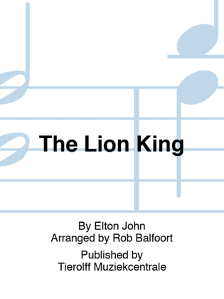 Book cover for The Lion King