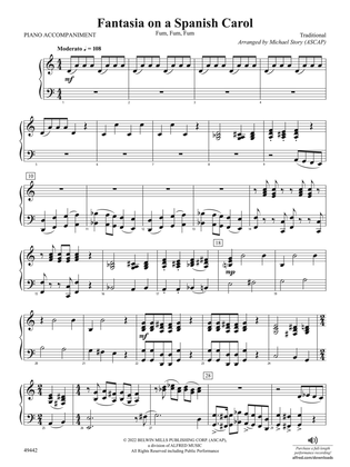 Fantasia on a Spanish Carol: Piano Accompaniment