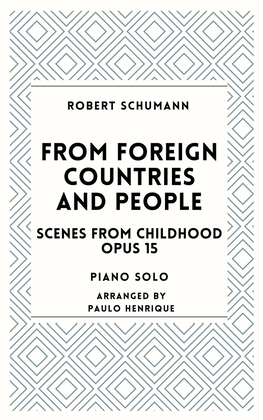 Book cover for Scenes From Childhood - Opus 15