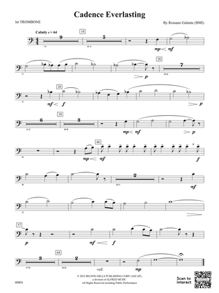 Book cover for Cadence Everlasting: 1st Trombone