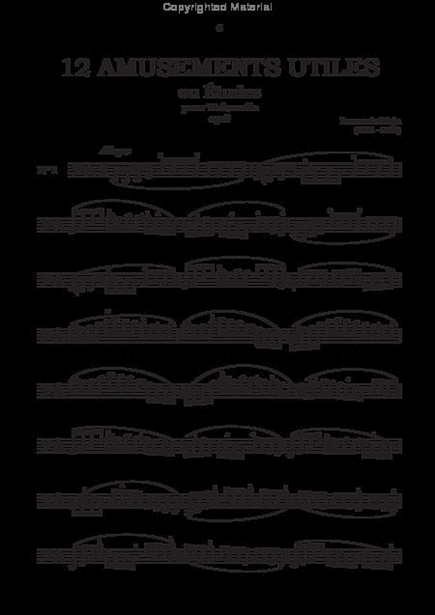 12 Amusements utiles ou etudes op.9 (Torino, s.a.)