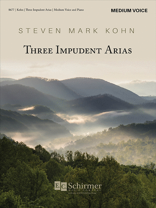 Book cover for Three Impudent Arias