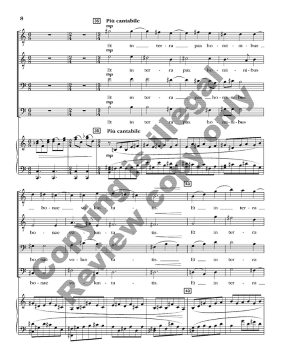 Gloria (Choral Score) image number null