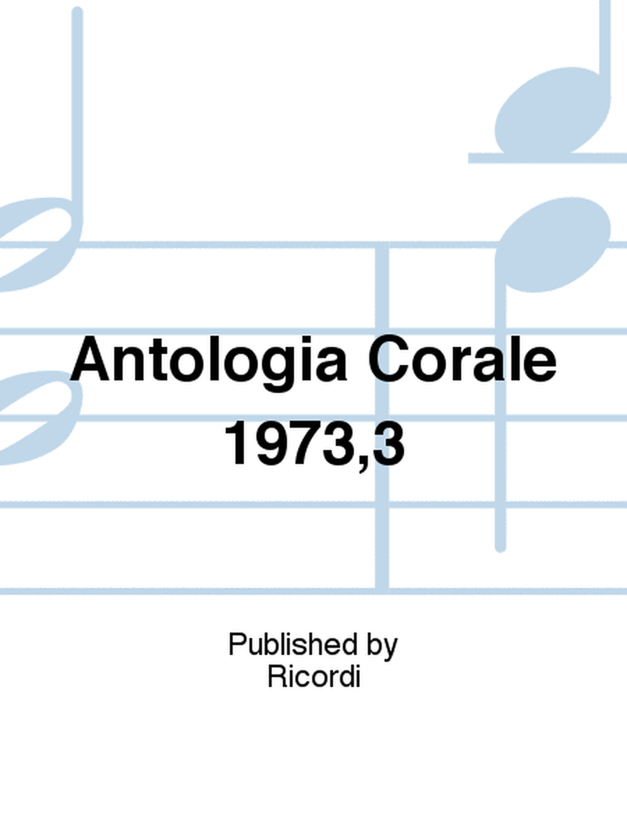 Antologia Corale 1973,3